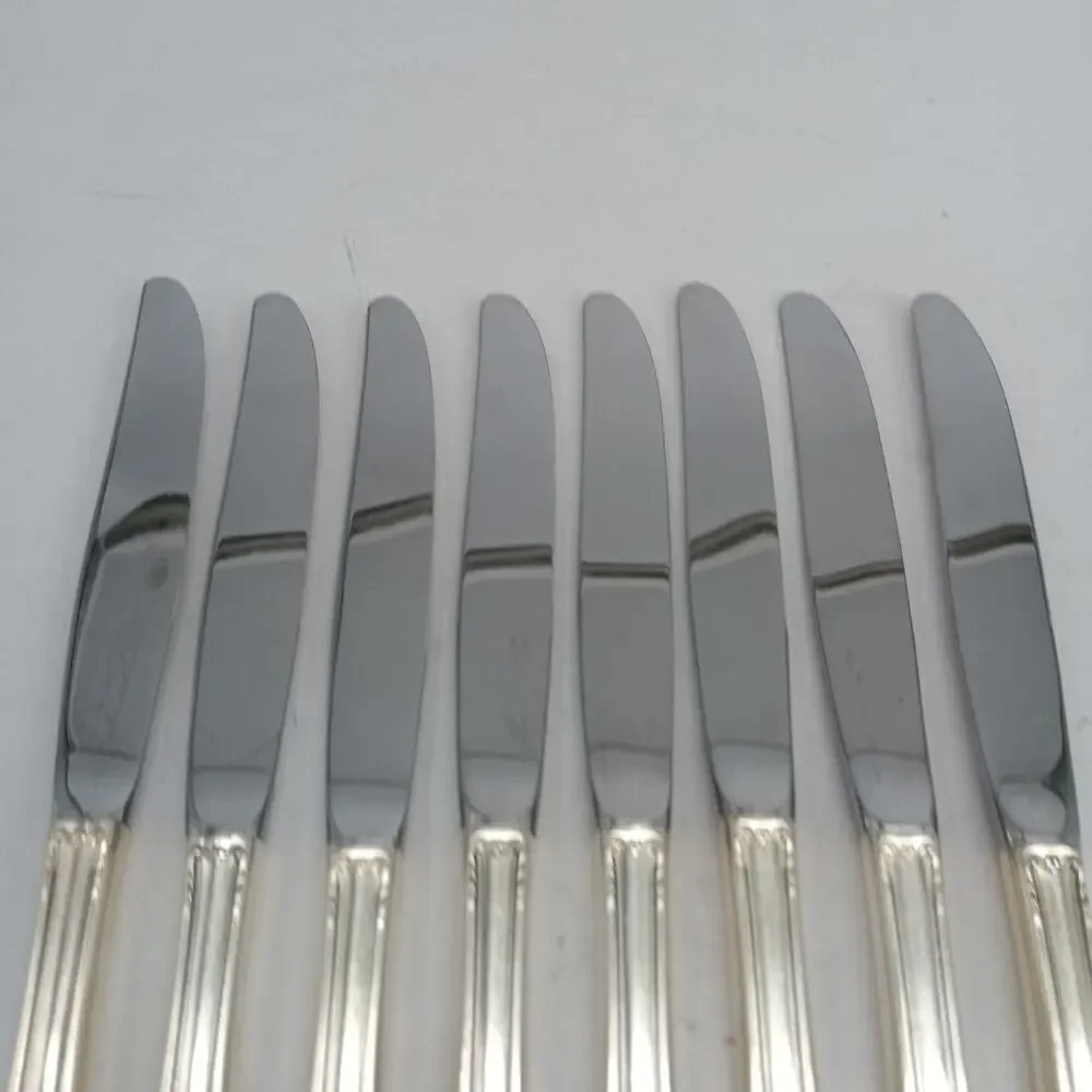 8X BK 1847 Rogers Bros IS Remembrance Silverplate Silverware Butter Knives